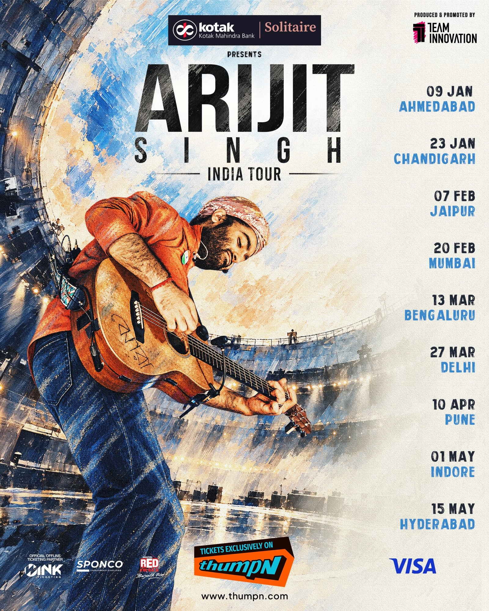 Arijit Singh India Tour 2027